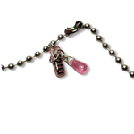 Load image into Gallery viewer, PINK TRI-SPIKE HEART PENDANT
