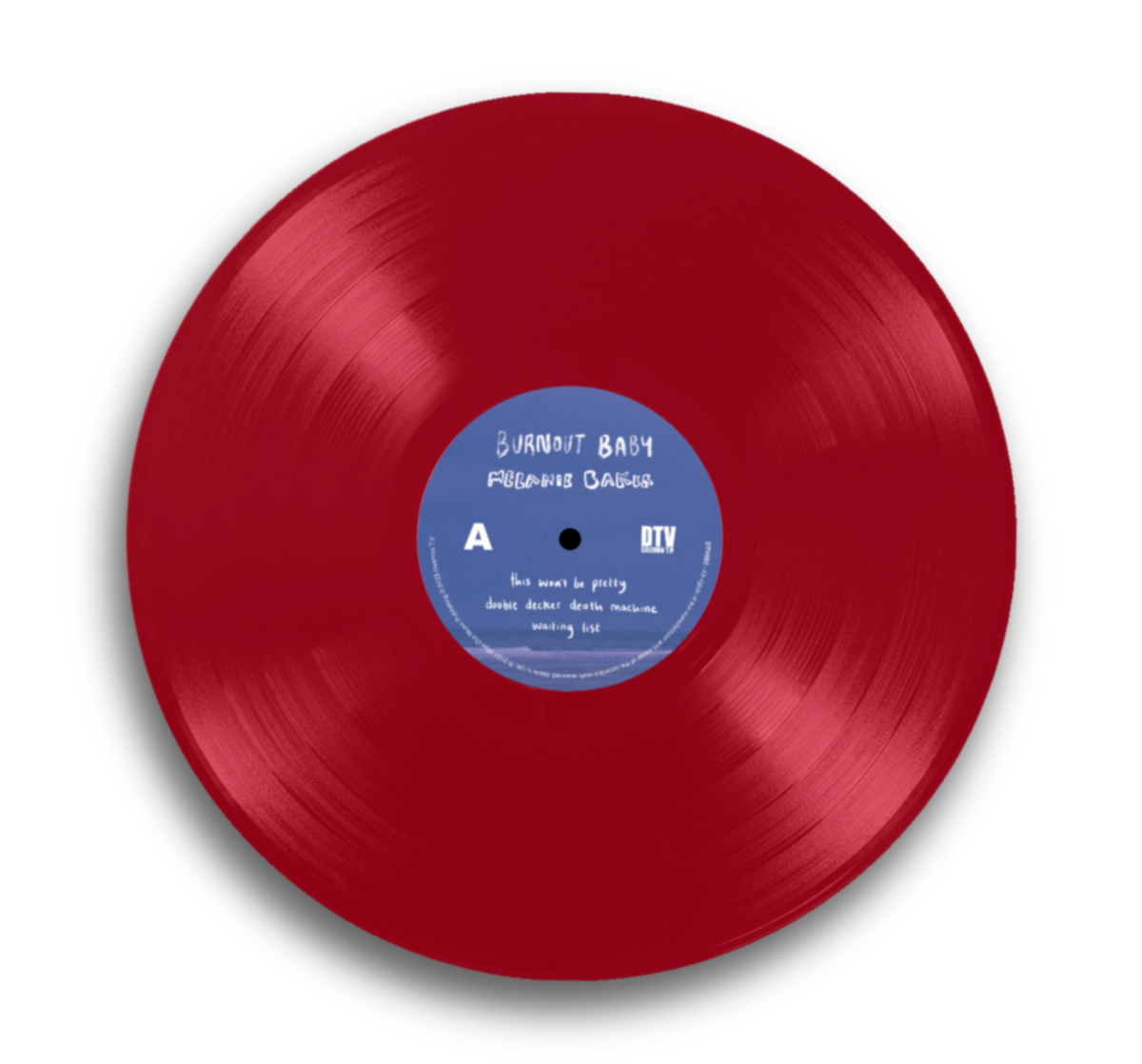 Melanie Baker - 'Burnout Baby' - Cherry Red LP & Zine Duo – DAEMON T.V