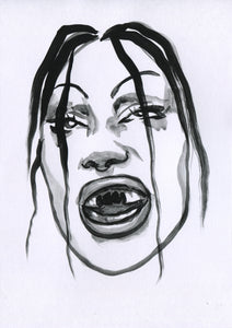 Self Portrait Thirteen - Original painting by Du Blonde