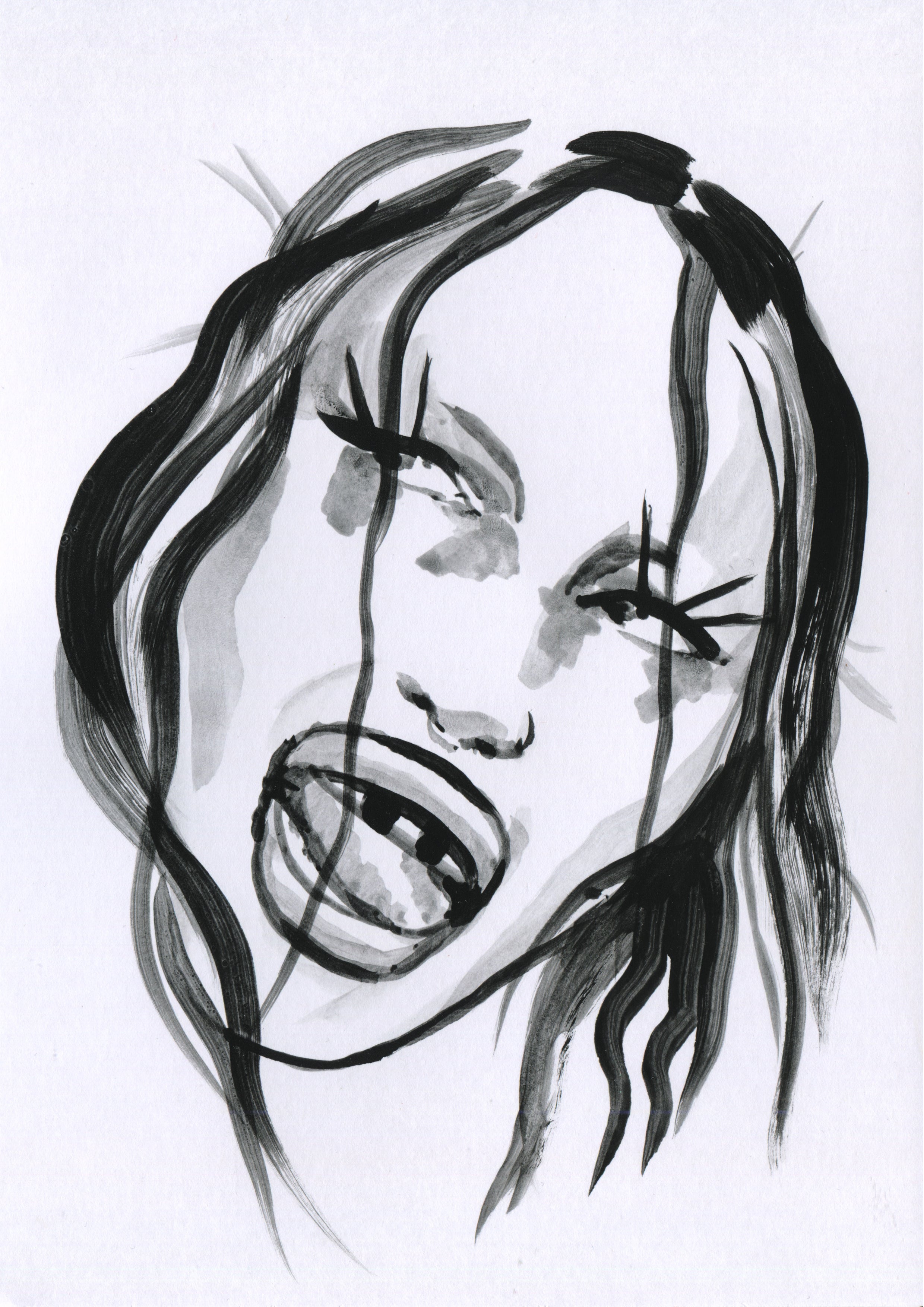 Self Portrait Sixteen - Original painting by Du Blonde