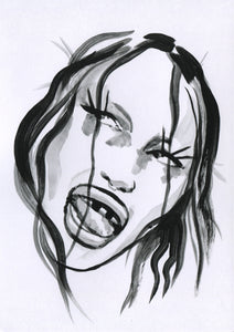 Self Portrait Sixteen - Original painting by Du Blonde