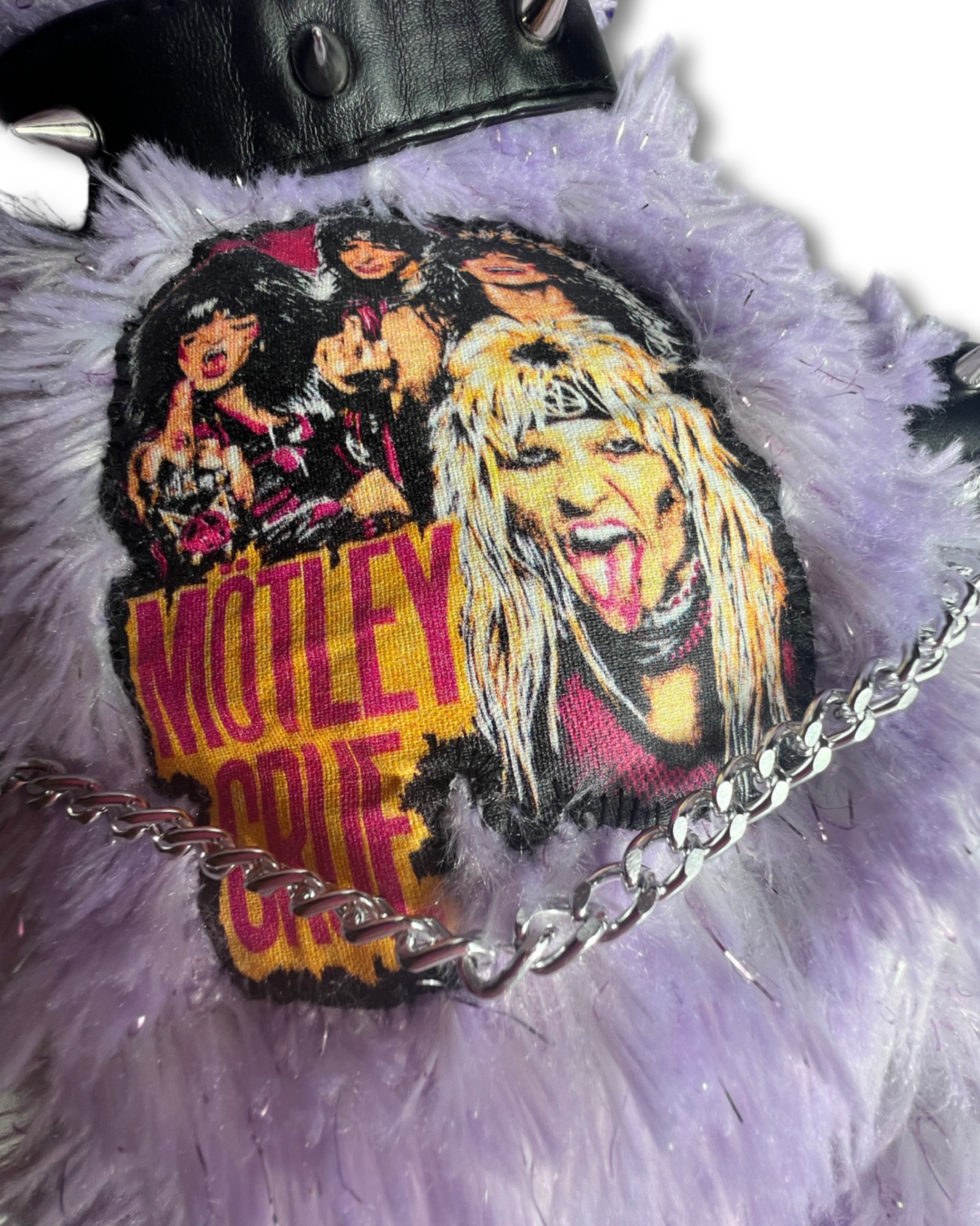 Motley Crue glitter Plushie Backpack