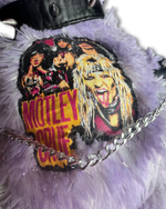 Load image into Gallery viewer, Motley Crue glitter Plushie Backpack
