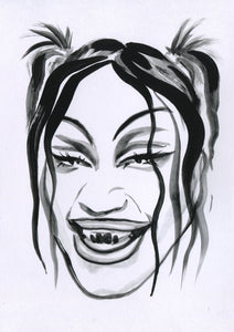 Self Portrait Nine - Original painting by Du Blonde