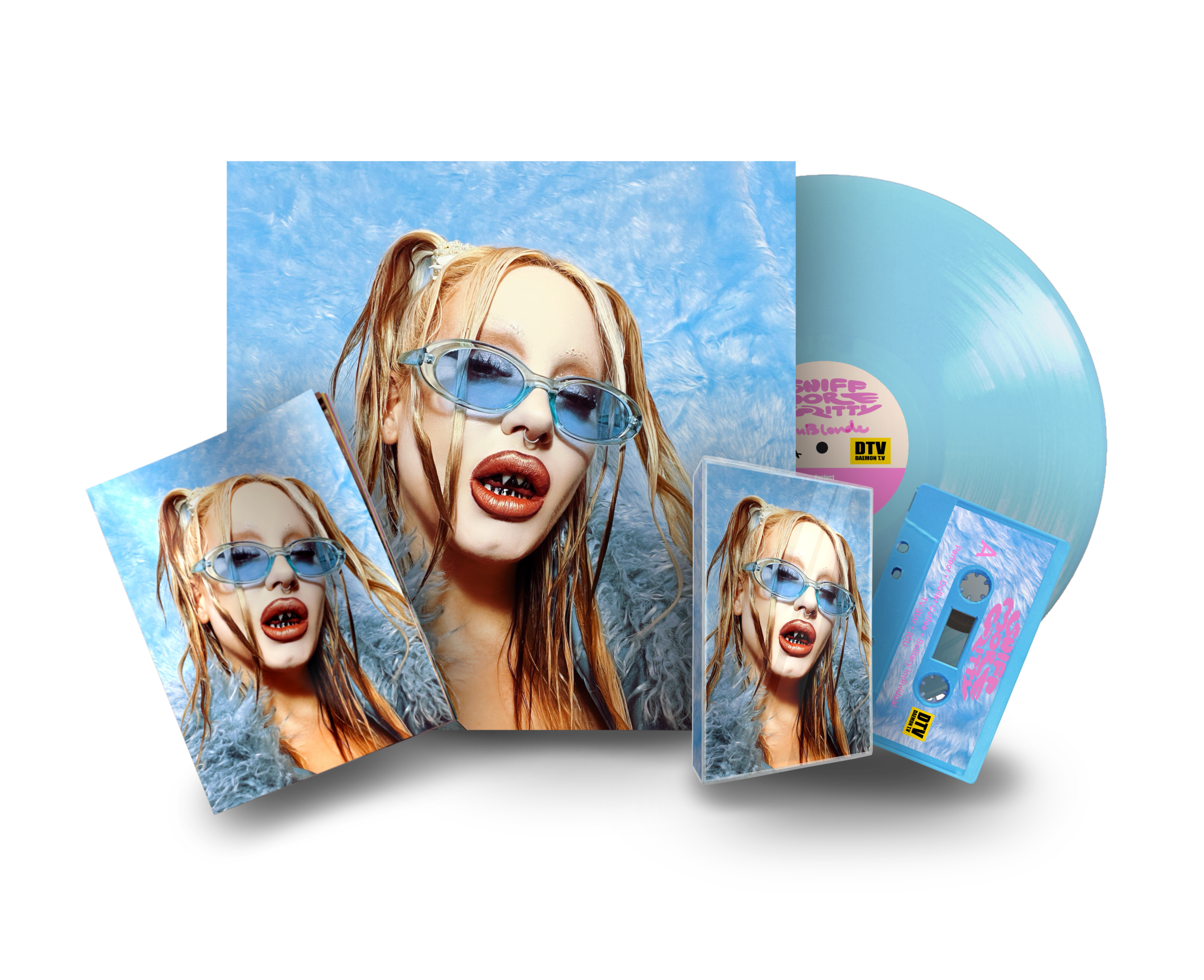 'Sniff More Gritty' Baby Blue Vinyl LP & Tape