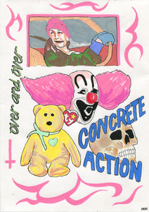 'Concrete Action' Original Illustration