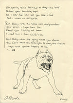 Load image into Gallery viewer, ‘Hunter’ - Hand written lyrics by Du Blonde
