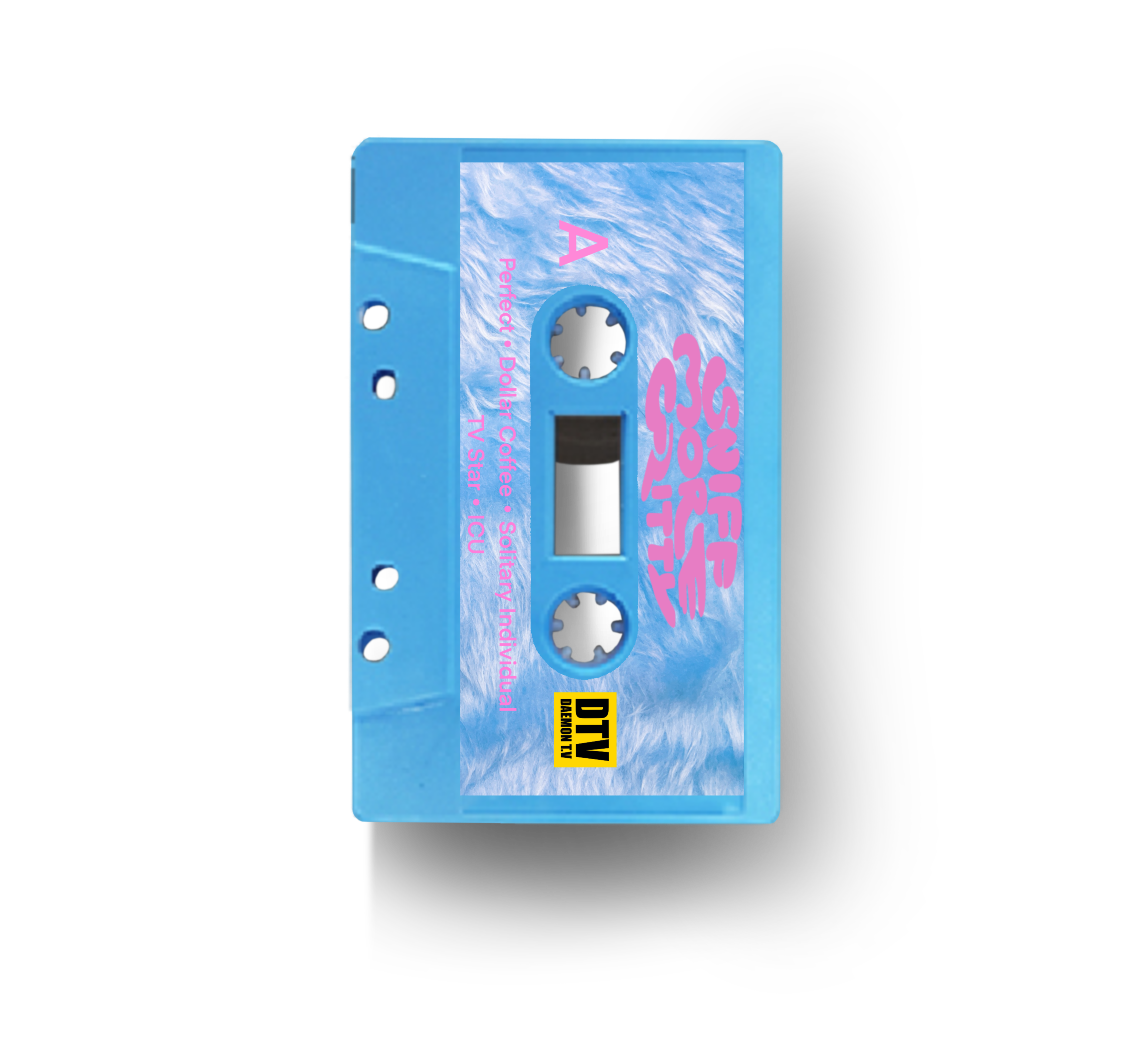 'Sniff More Gritty' - Recycled Blue Cassette Tape