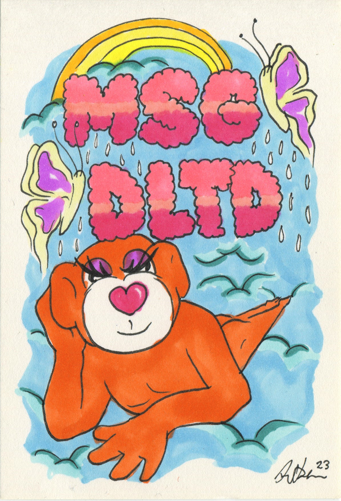 'MSG DLTD’ - Du Blonde - Original Illustration