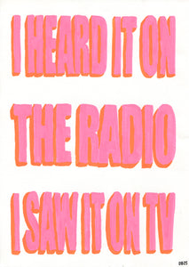 'Radio Jesus One' Original Illustration