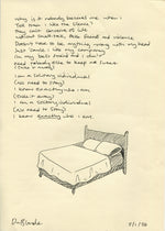 Load image into Gallery viewer, ‘Solitary Individual’ - Hand written lyrics by Du Blonde
