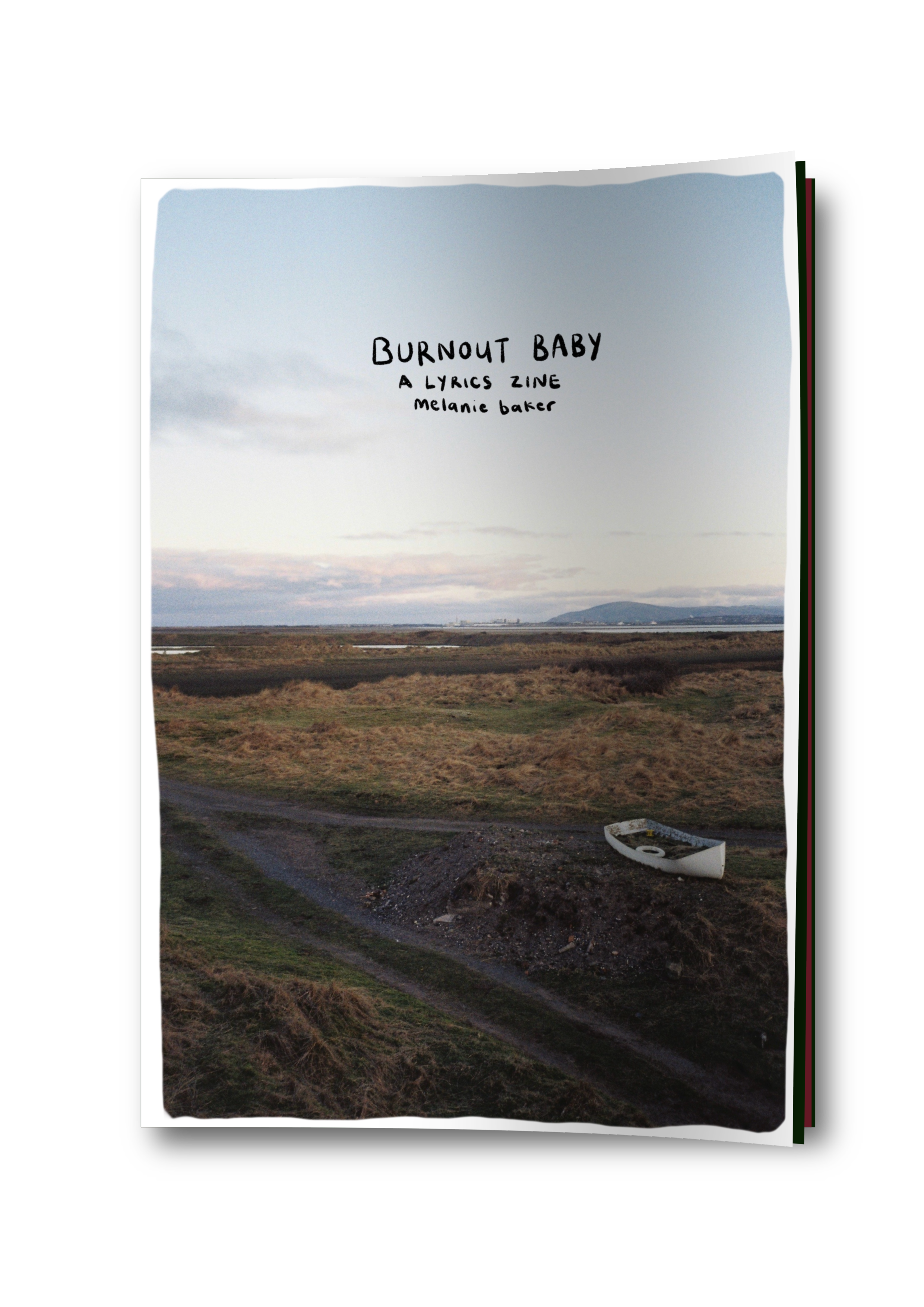 Melanie Baker - 'Burnout Baby' - Cherry Red LP & Zine Duo