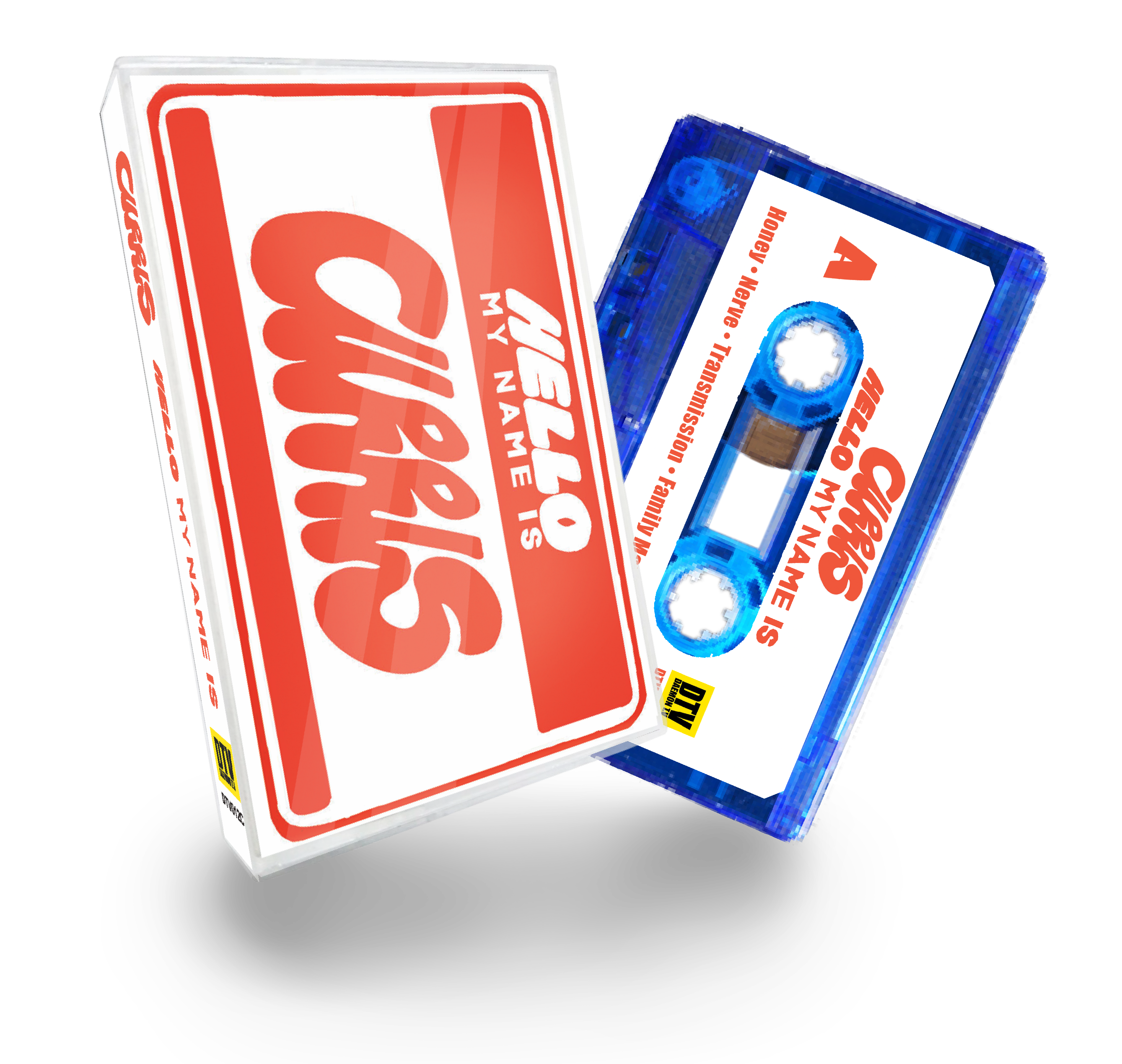 CURRLS ‘HELLO MY NAME IS’ - Ltd Edition Cassette & Zine duo (Transparent Blue)