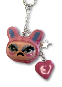 'Bunny Boy' Clay Bag Charm