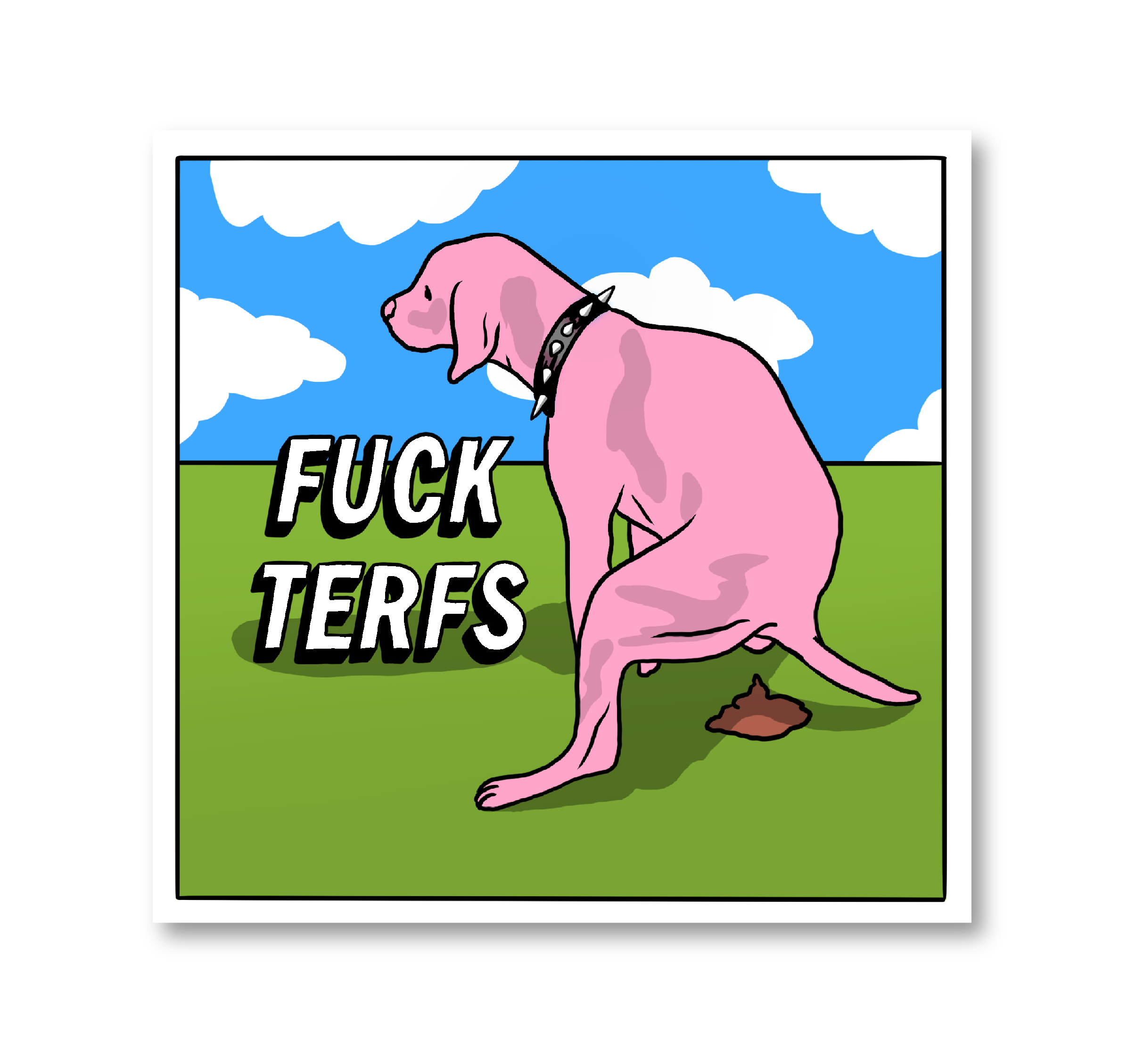 FUCK TERFS Sticker