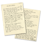 Load image into Gallery viewer, ‘Out of a Million’ - Hand written lyrics by Du Blonde
