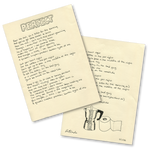 Load image into Gallery viewer, ‘Perfect’ - Hand written lyrics by Du Blonde

