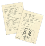 Load image into Gallery viewer, ‘Solitary Individual’ - Hand written lyrics by Du Blonde

