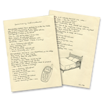 Load image into Gallery viewer, ‘Solitary Individual’ - Hand written lyrics by Du Blonde
