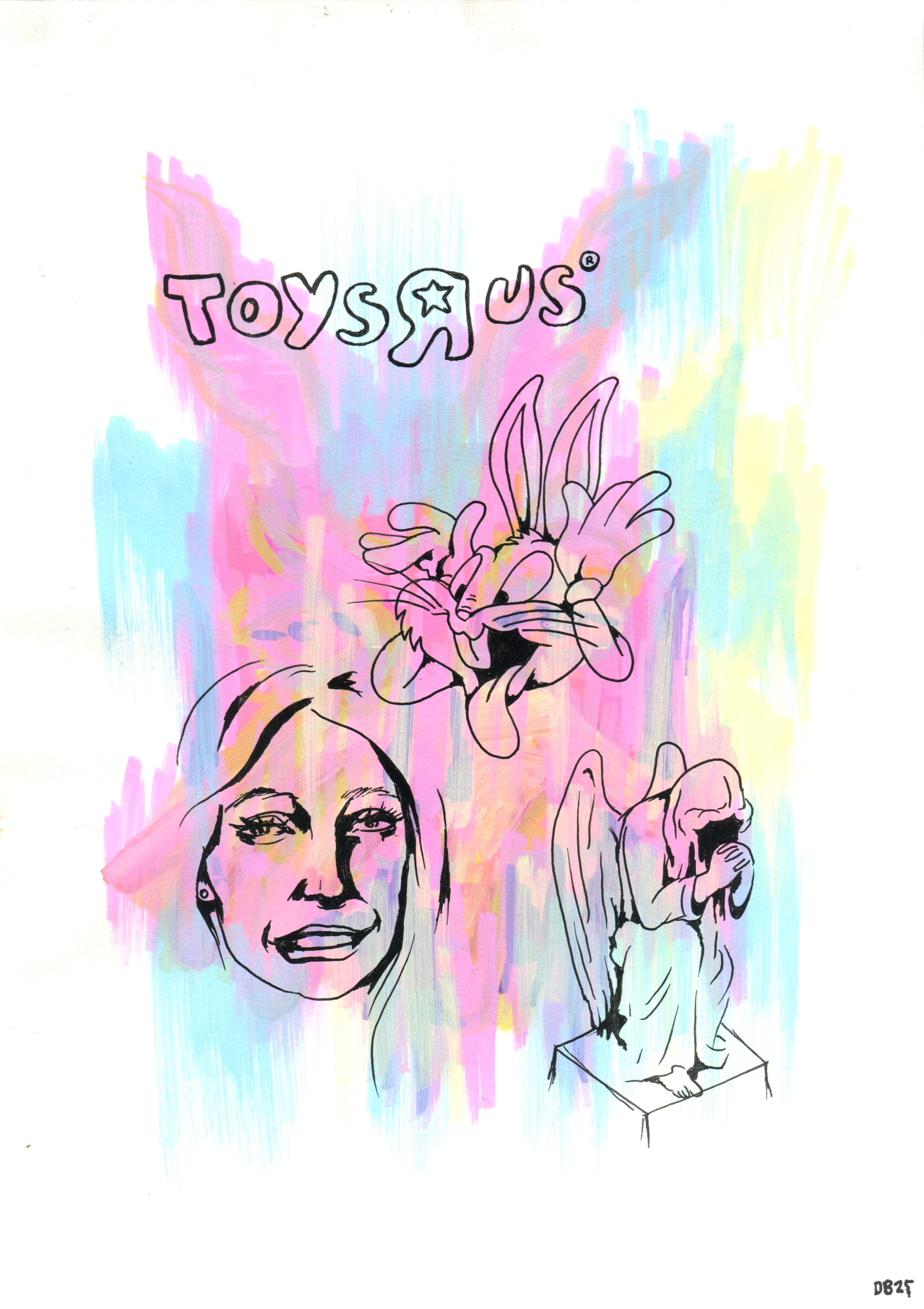 'Toys R Us' Original Illustration