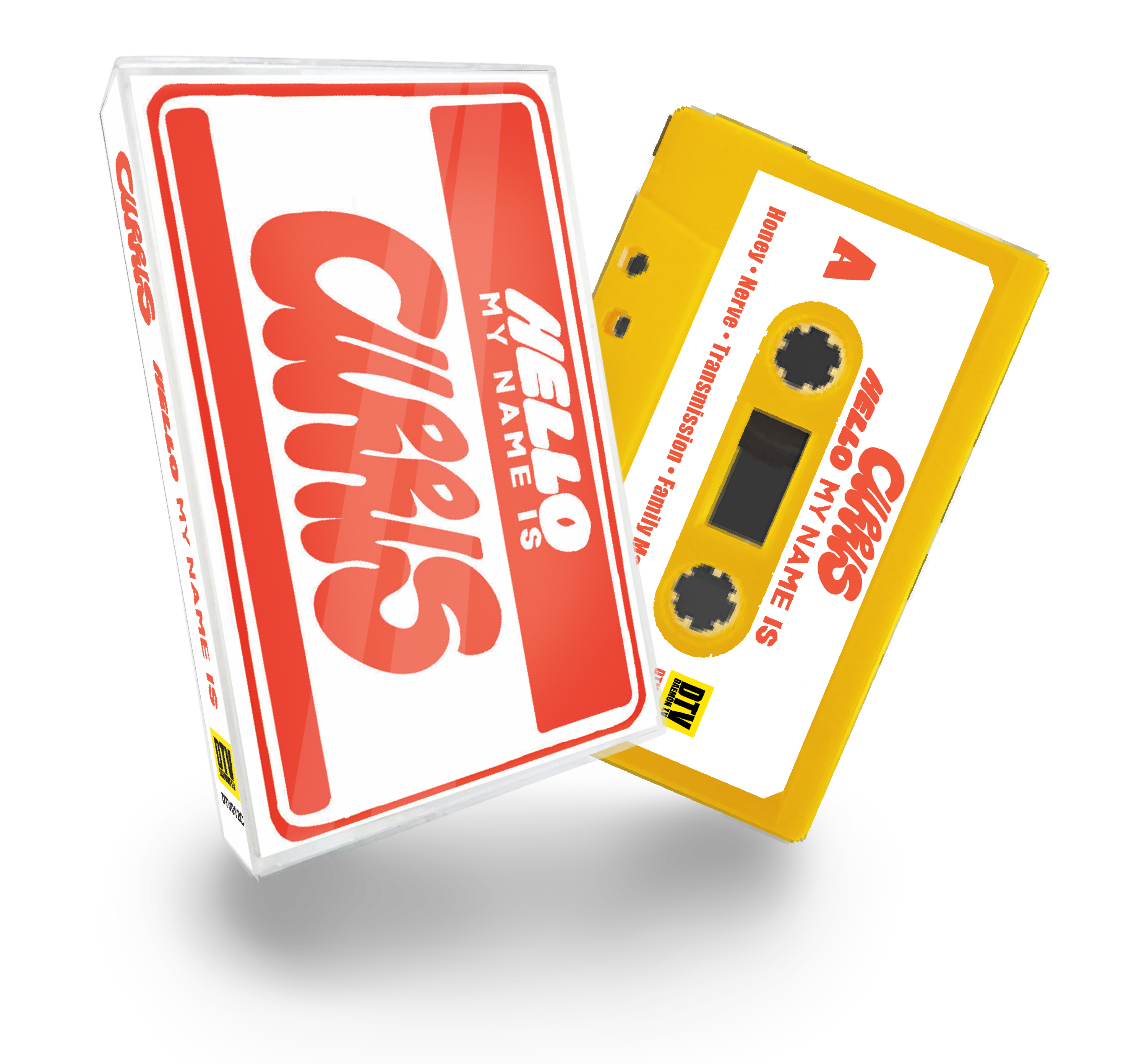 CURRLS ‘HELLO MY NAME IS’ - Ltd Edition Cassette & Zine duo (Sunset Yellow)