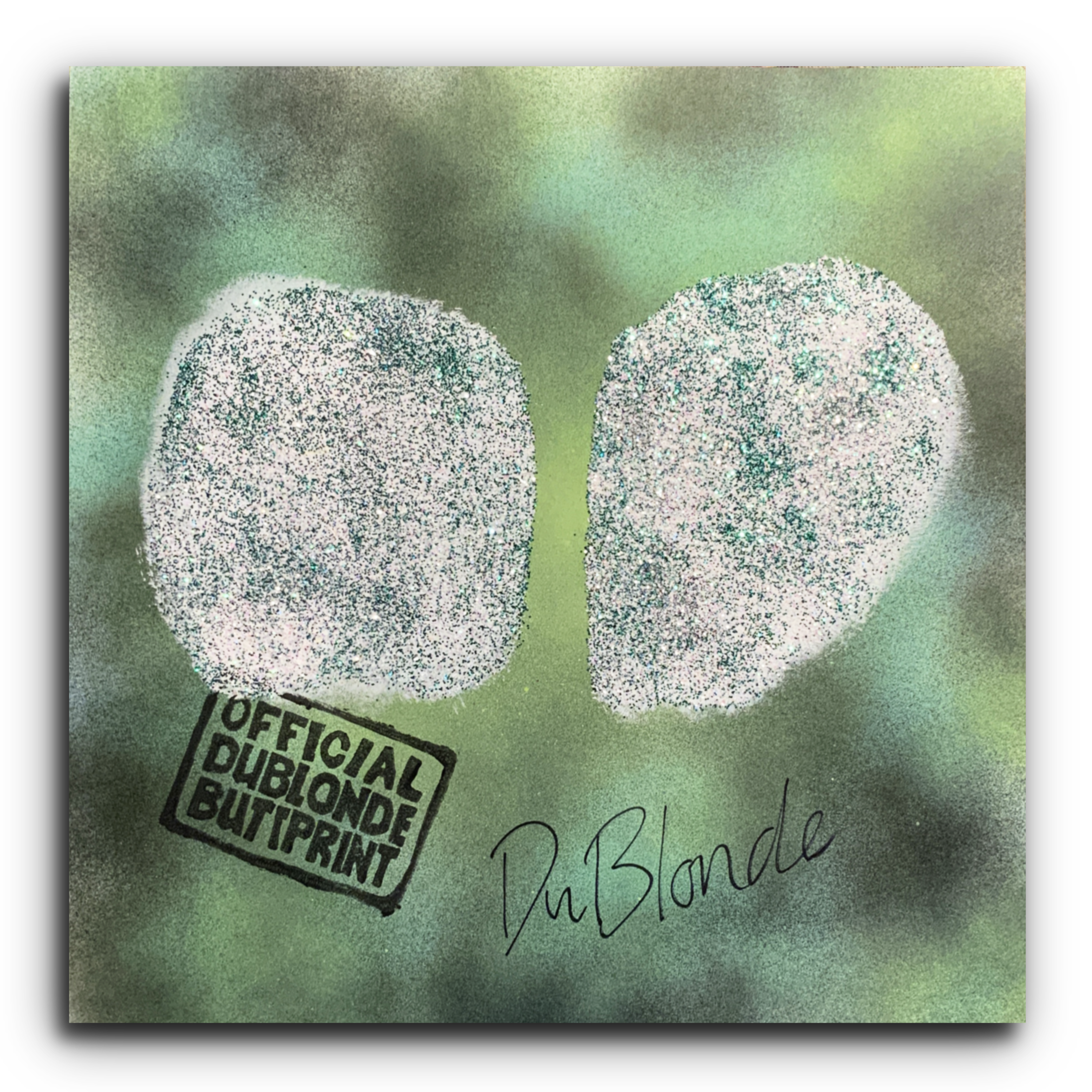 Official Du Blonde Butt Print - Moss Green