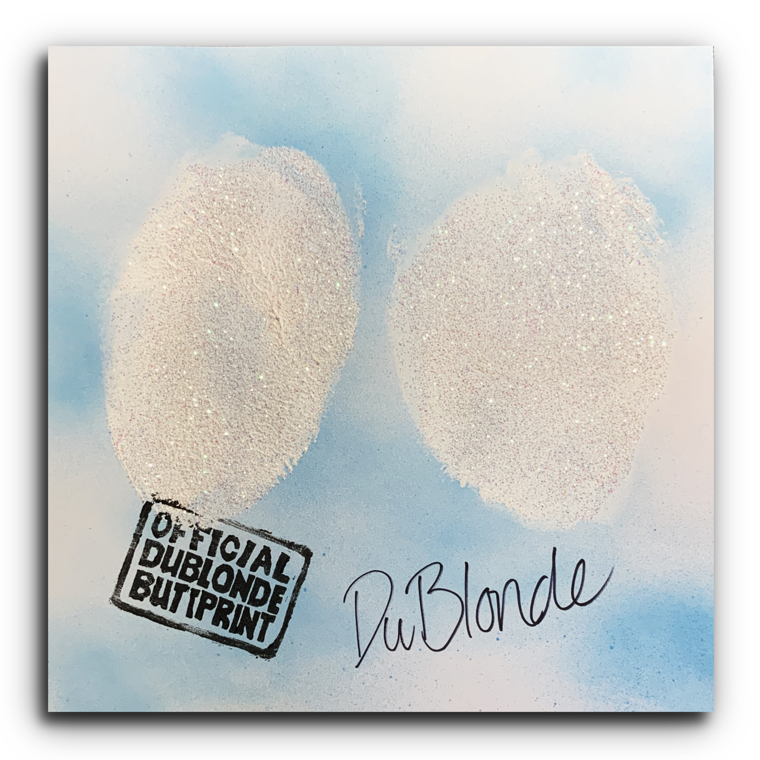 Official Du Blonde Butt Print - Sky Blue