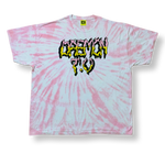 Load image into Gallery viewer, &#39;DTV&#39; PINK SWIRL HAND PAINTED TEE - XXL
