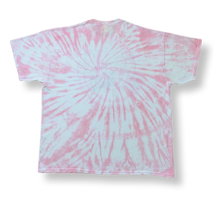 'DTV' PINK SWIRL HAND PAINTED TEE - XXL