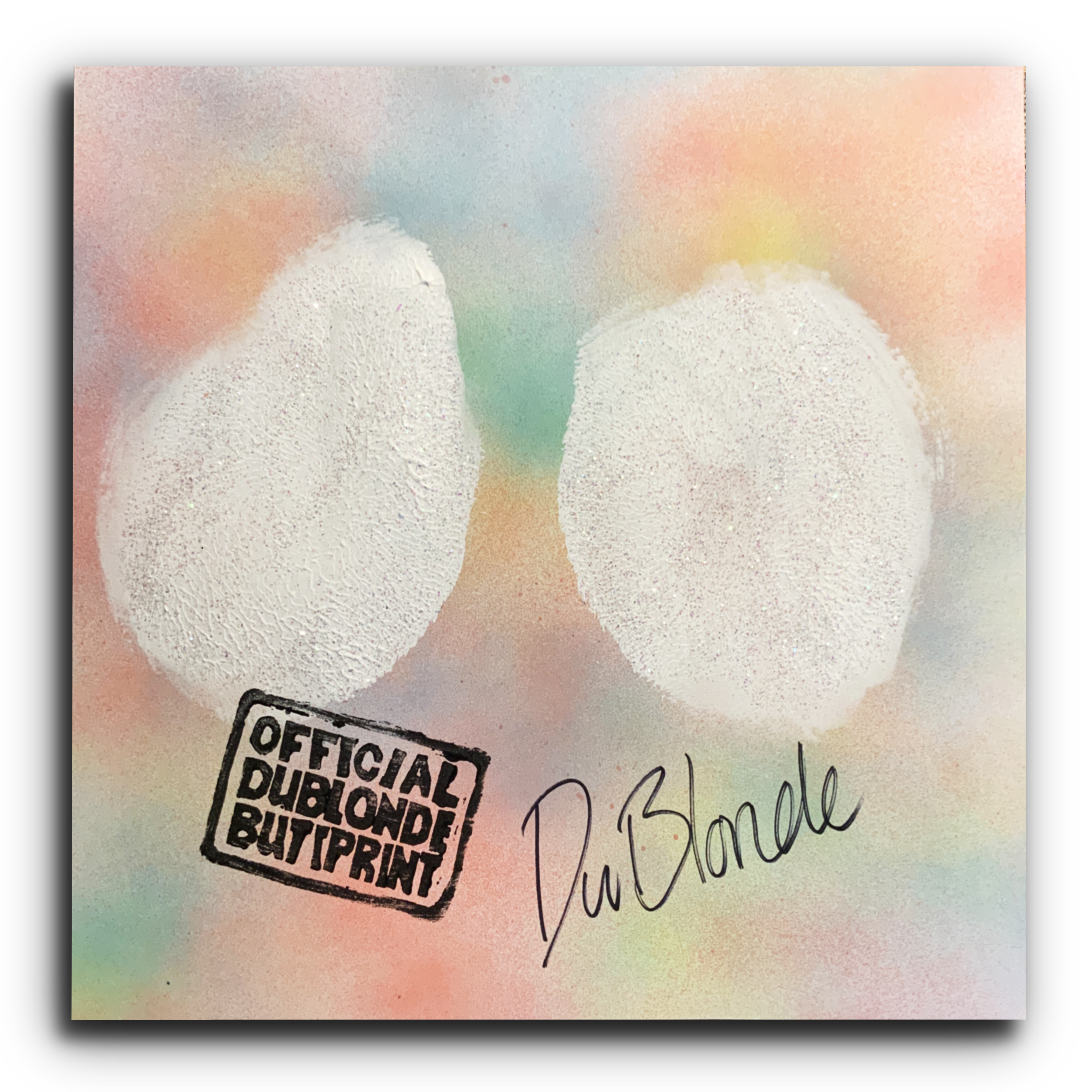 Official Du Blonde Butt Print - Pastel Sky