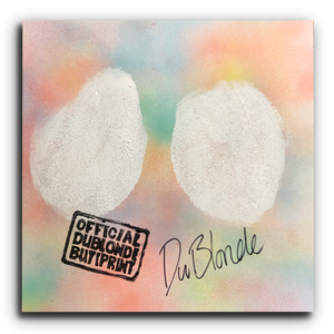 Official Du Blonde Butt Print - Pastel Sky