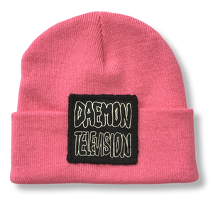 DTV Jumbo Patch Beanie - Pink