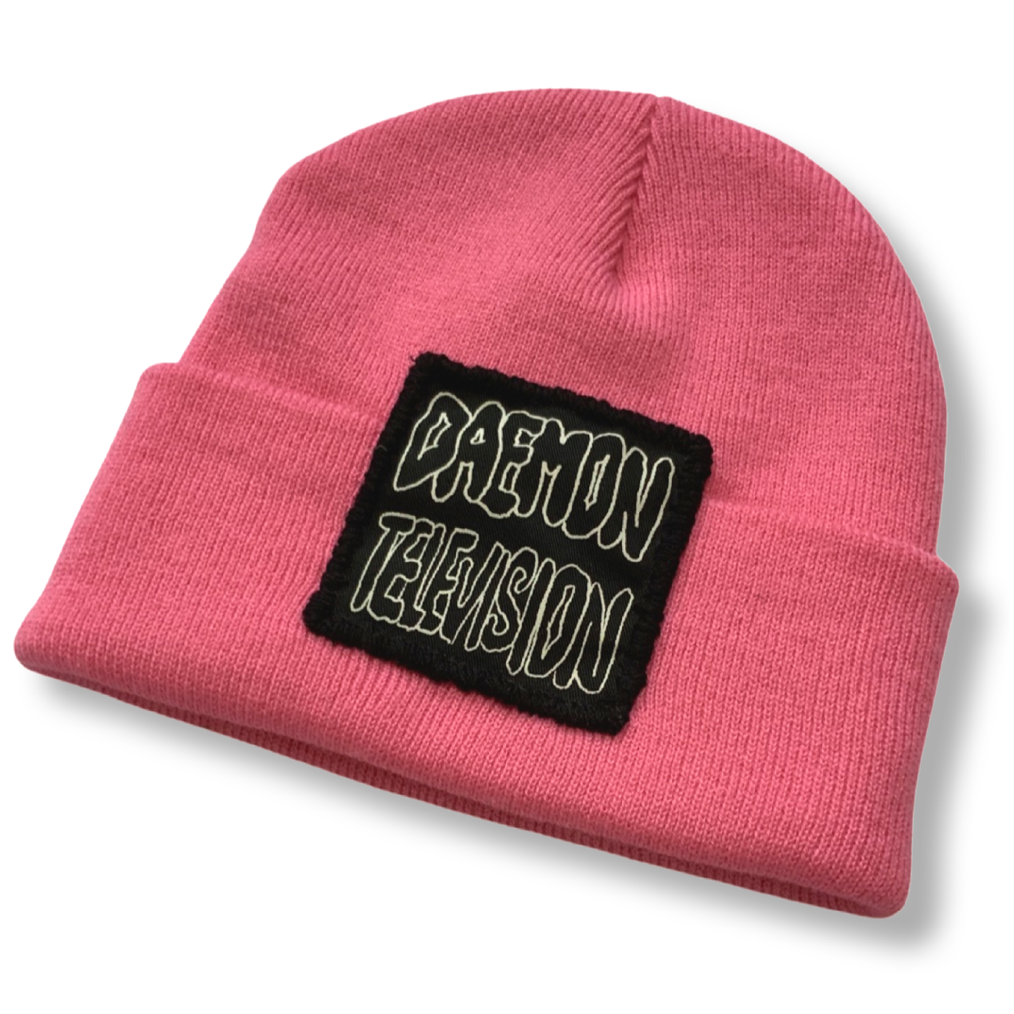 DTV Jumbo Patch Beanie - Pink