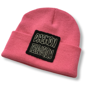 DTV Jumbo Patch Beanie - Pink