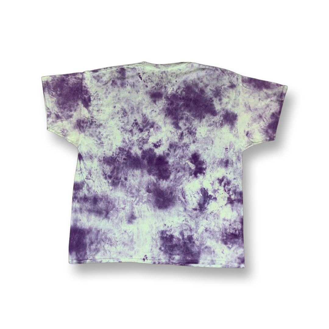 'HOMECOMING' PURPLE VOMIT TEE - XXL