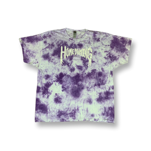 'HOMECOMING' PURPLE VOMIT TEE - XXL