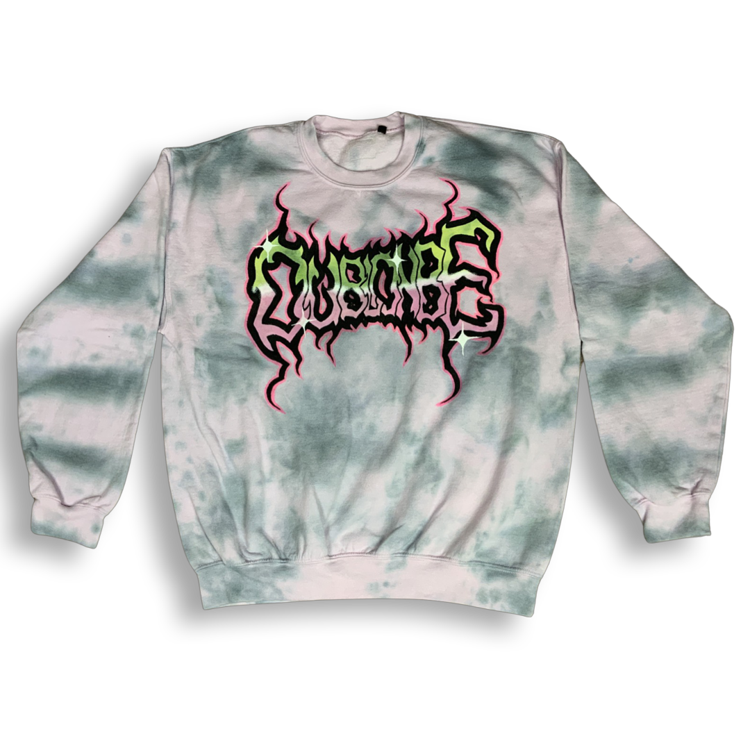 AIRBRUSH METAL DU BLONDE SWEATER - L