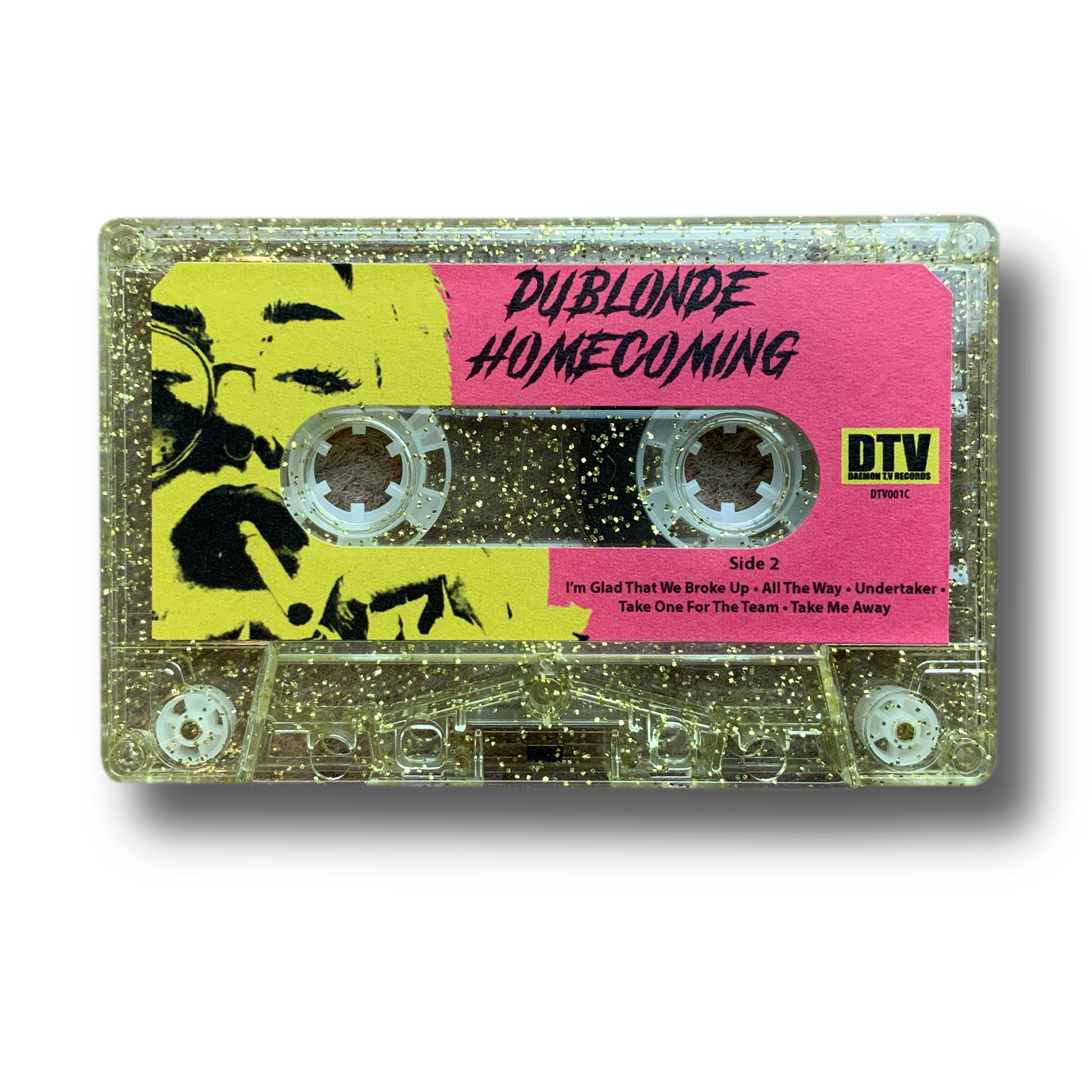 Gold Metallic Cassette Tape