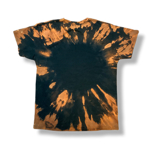 'DU BLONDE' Barbed Heart Burnt Film Tee - L