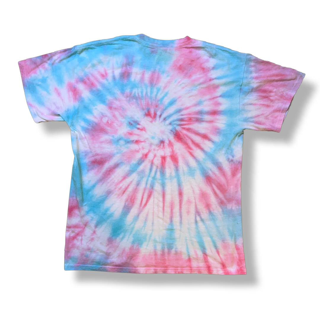 'DU BLONDE' Candy Floss Tee - L
