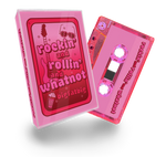 Load image into Gallery viewer, bigfatbig - Rockin&#39; and Rollin&#39; and Whatnot Limited Edition Transparent Pink Cassette &amp; Zine Duo
