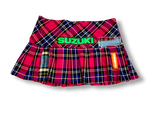 Load image into Gallery viewer, One Of a Kind Hand Reworked 90’s Tartan Mini Skirt
