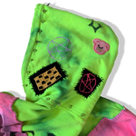 Load image into Gallery viewer, Hand Painted Decorated Pink Tie Dye Hoodie
