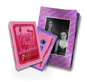 bigfatbig - Rockin' and Rollin' and Whatnot Limited Edition Recycled Lilac Cassette & Zine Duo