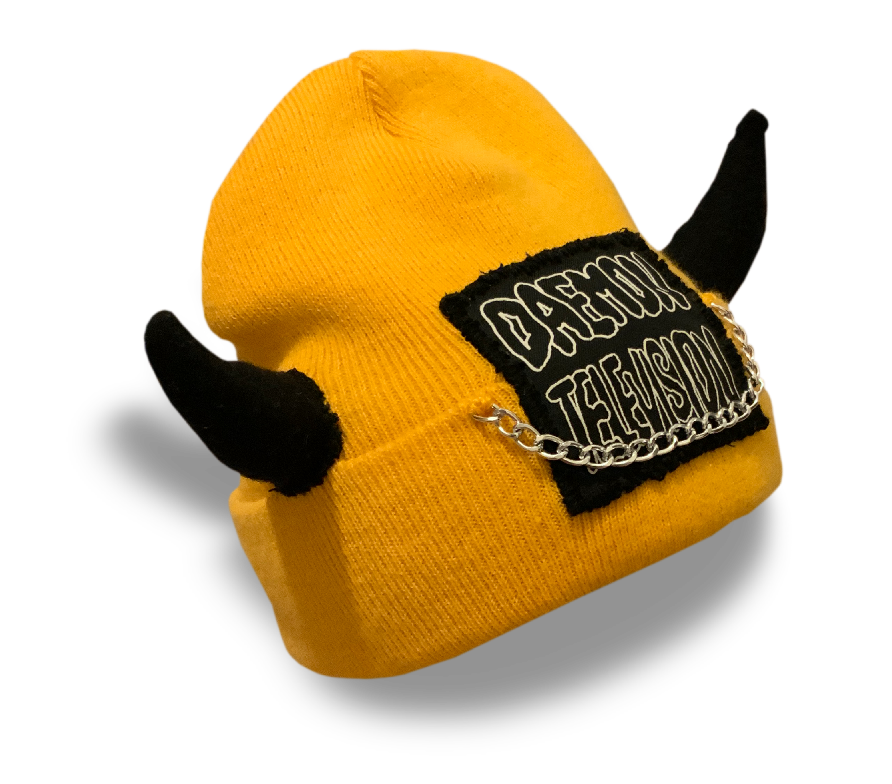 Hand Sewn Plushie Horn Beanie