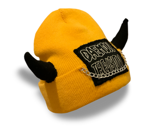 Hand Sewn Plushie Horn Beanie