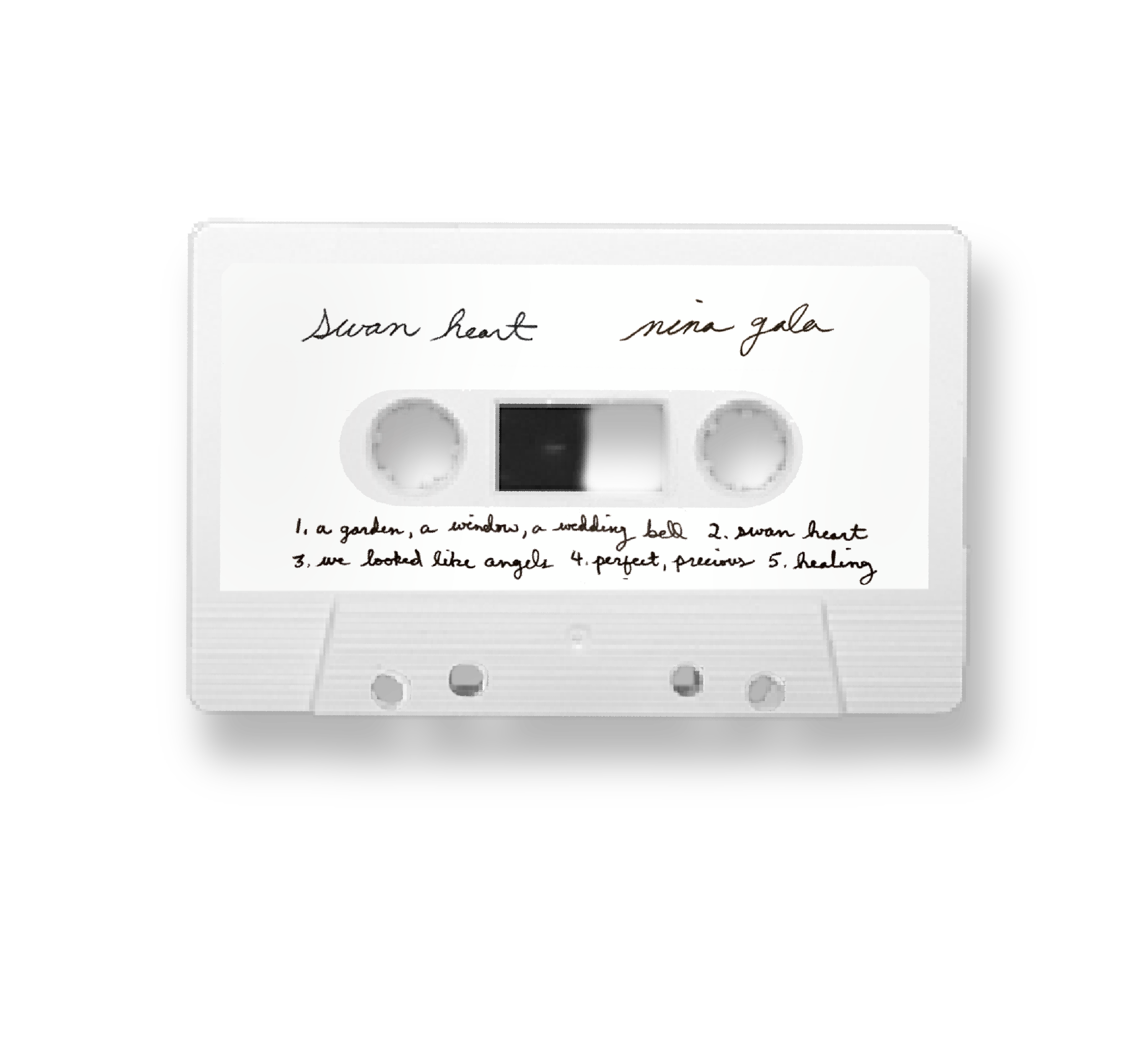 nina gala ‘ swan heart’ - White Cassette & Zine Duo (Pre-Order)