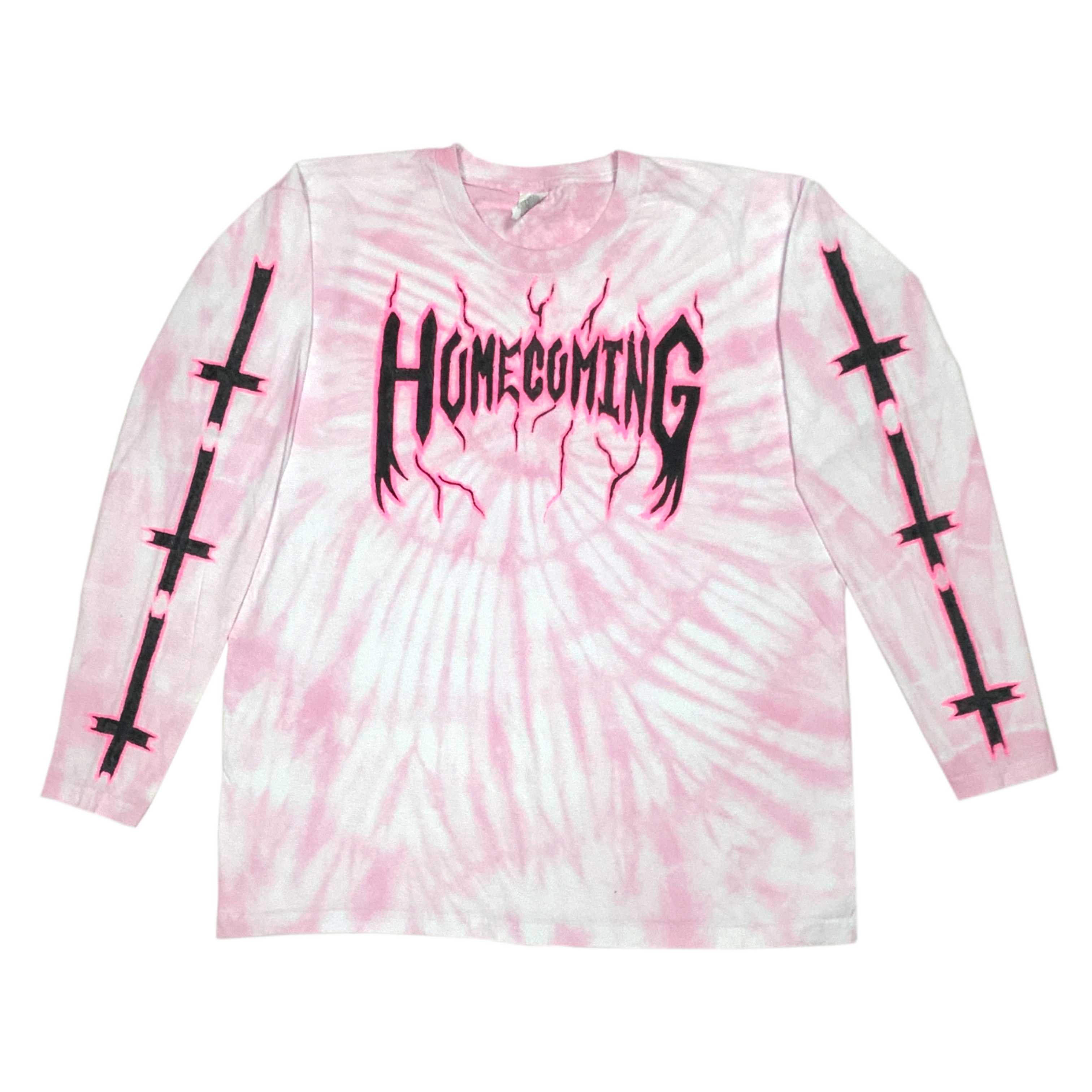 PINK LIGHTNING LONG SLEEVE TEE - M