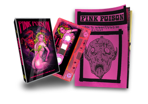 Pink Poison - 'Return to Infancy' & 'Find Me a Light' Ltd Edition Cassette & Zine Duo - Transparent Pink