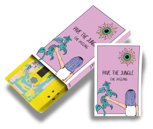 Pave The Jungle - ‘The Hissing’ Ltd Edition Cassette Mini Zine Duo - Lemon yellow